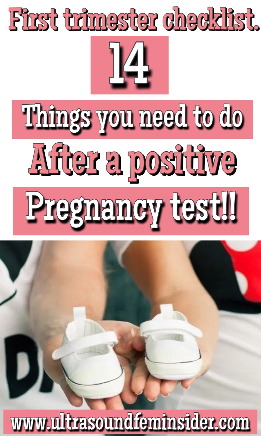 First trimester checklist. Things to do after a positive pregnancy test. 